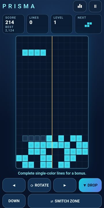 Prisma · Two Zones mode